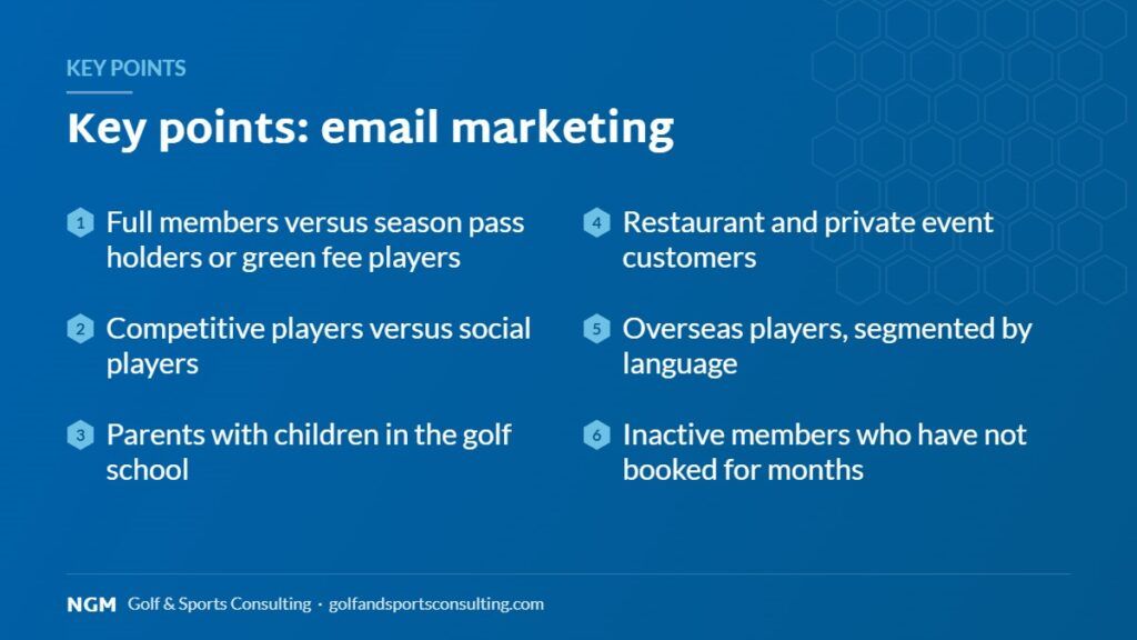 Key points of email marketing – infographic
