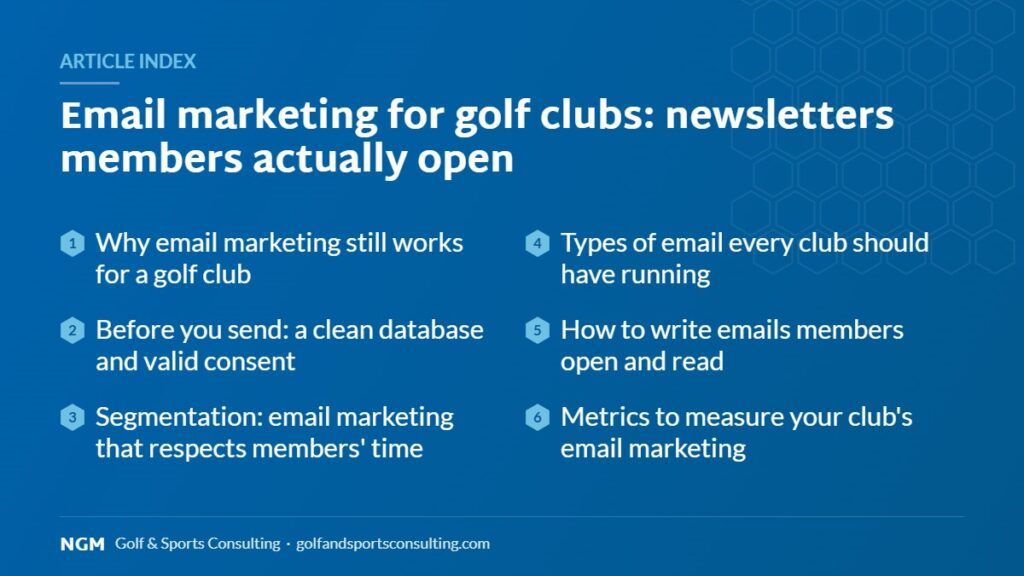 Article index: email marketing
